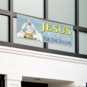 Jesus ist der Grund Weihnachtskirche der Geburt Banner (Äußeres Gebäude)