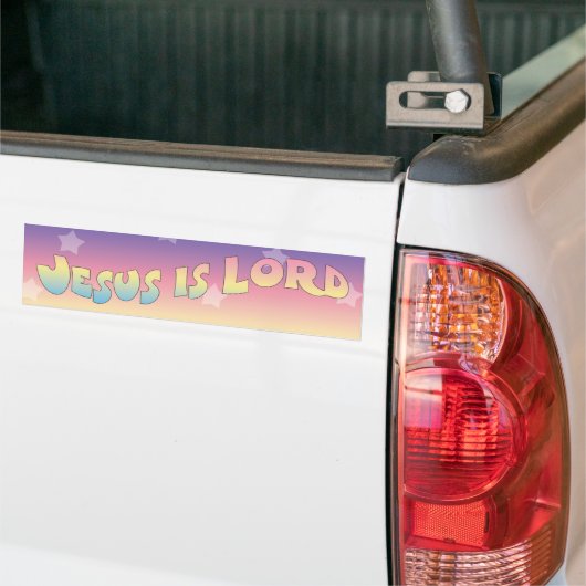 Jesus ist der Herr Autoaufkleber (Auf Lkw)