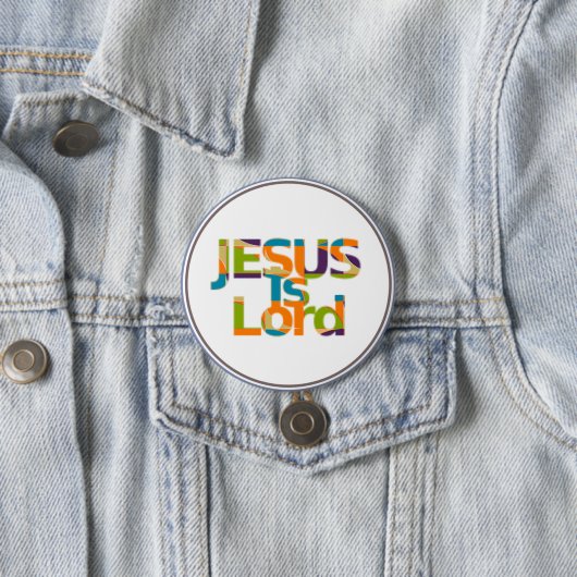 Jesus ist der Herr Button (Beispiel)