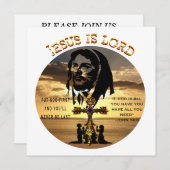 Jesus ist der Herr Einladung (Vorne/Hinten)