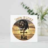 Jesus ist der Herr Einladung (Stehend Vorderseite)