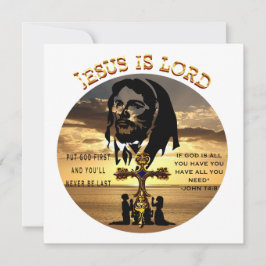 Jesus ist der Herr Einladung