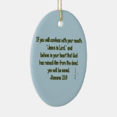 Jesus ist der Herr Keramikornament (Rechts)