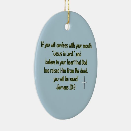 Jesus ist der Herr Keramikornament (Rechts)