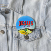 Jesus ist der Herr-Knopf Button (Beispiel)