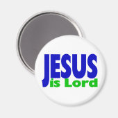 Jesus ist der Herr Magnet (Vorderseite/Rückseite)