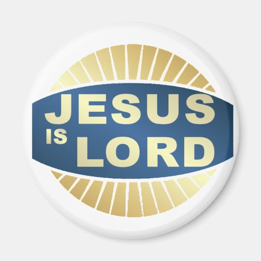 Jesus ist der Herr Magnet (Vorne)