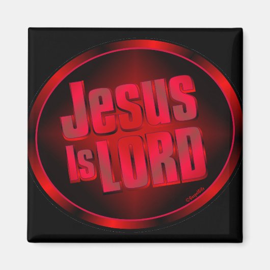 Jesus ist der Herr Magnet (Vorne)