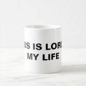 "Jesus ist der Herr meines Lebens" klassische Tass Kaffeetasse (Mittel)