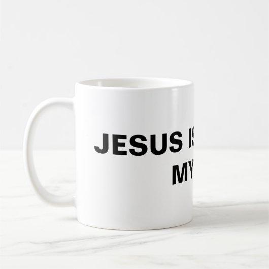 "Jesus ist der Herr meines Lebens" klassische Tass Kaffeetasse (Links)