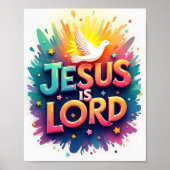 Jesus ist der Herr Poster (Vorne)