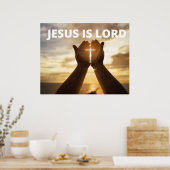 Jesus ist der Herr Poster (Küche)