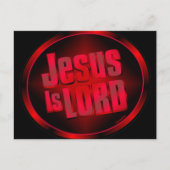 Jesus ist der Herr Postkarte (Vorderseite)