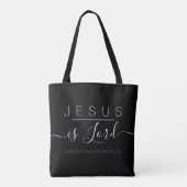 Jesus ist der Herr Tasche (Rückseite)