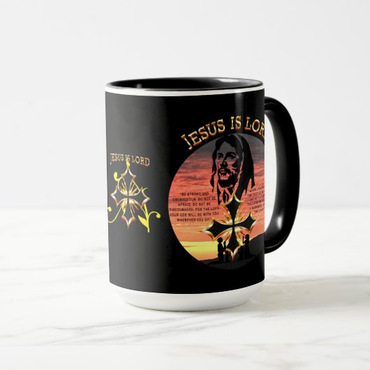 Jesus ist der Herr Tasse (VorderseiteRechts)