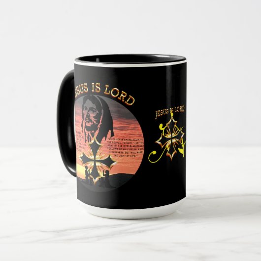 Jesus ist der Herr Tasse (Vorderseite Links)