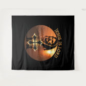 Jesus ist der Herr Wandteppich (Vorderseite (Horizontal))