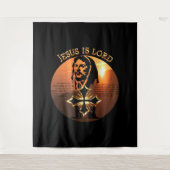 Jesus ist der Herr Wandteppich (Vorderseite)