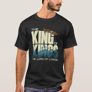Jesus ist der König der Könige Kreuzkronen T-Shirt