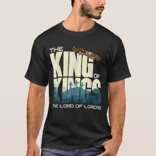 Jesus ist der König der Könige Kreuzkronen T-Shirt