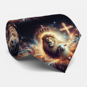 Jesus ist der Löwe und das Lamm Neck Tie Krawatte (Gerollt)