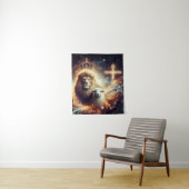 Jesus ist der Löwe und das Lamm Wandteppich (Beispiel)