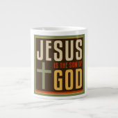 Jesus ist der Sohn Gottes Jumbo-Tasse (Vorderseite)
