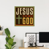 Jesus ist der Sohn Gottes Poster (Heimbüro)