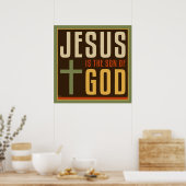 Jesus ist der Sohn Gottes Poster (Küche)