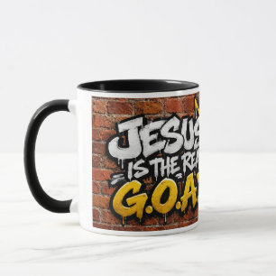 Jesus ist der wahre G.O.A.T Tasse