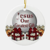 Jesus ist der wahre Grund während der Keramikornament (Vorne)