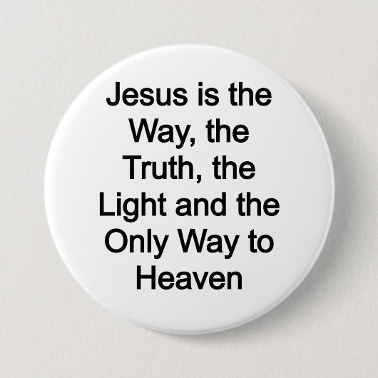 Jesus ist der Weg Button (Vorderseite)