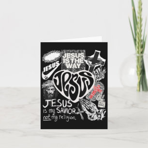 Jesus ist der Weg Christliche Bibel Verse Gott Gla Karte