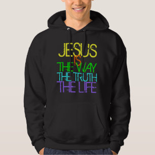 Jesus ist der Weg, die Wahrheit, das Leben Christl Hoodie