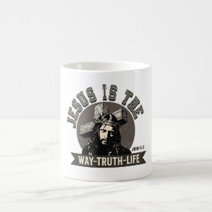 Jesus ist der Weg, die Wahrheit und das Leben Kaffeetasse