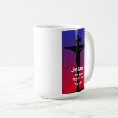 Jesus ist der Weg Kaffeetasse (VorderseiteRechts)