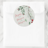 Jesus ist der Weihnachtsfest im Wasser Runder Aufkleber (Tasche)