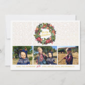 Jesus ist die Christliche Weihnachtskarte des Verr Einladung (Vorderseite)