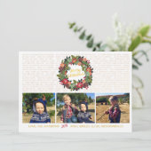 Jesus ist die Christliche Weihnachtskarte des Verr Einladung (Stehend Vorderseite)