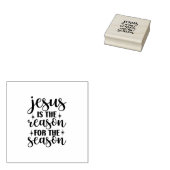 Jesus ist die Grund-Briefmarke Gummistempel (Stempel)