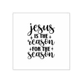 Jesus ist die Grund-Briefmarke Gummistempel (Prägung)