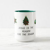 Jesus ist die Grund-Tasse Tasse (Zentrum)