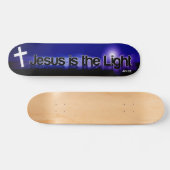 Jesus ist die helle Skateboardplattform Skateboard (Horizontal)