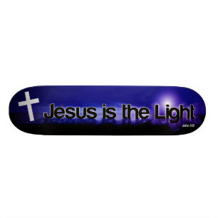 Jesus ist die helle Skateboardplattform Skateboard