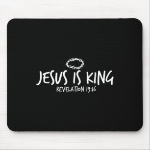 Jesus ist die Königsoffenbarung 19_16 Christliche  Mousepad