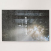Jesus ist die LORD Römer 10:9 Christliche Bibelver Puzzle (Horizontal)