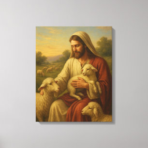 Jesus ist die Shephard #1™ LDS Wall Art Leinwand