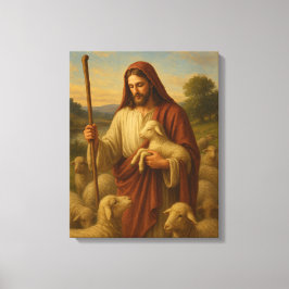 Jesus ist die Shephard #2™ LDS Wall Art Leinwand