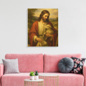 Jesus ist die Shephard #4™ LDS Wall Art Leinwand (Insitu (Wohnzimmer))