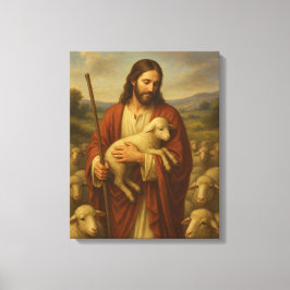 Jesus ist die Shephard #5™ LDS Wall Art Leinwand